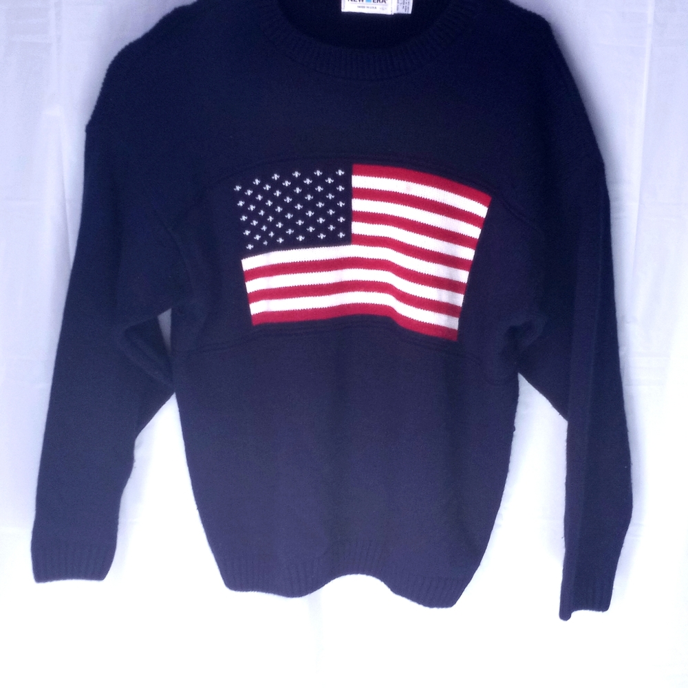 American Flag Sweater